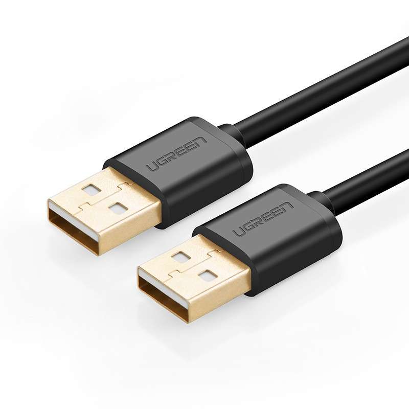 كيبل UGREEN 10310 USB 2.0 A Male To A Male Cable 1.5m Black