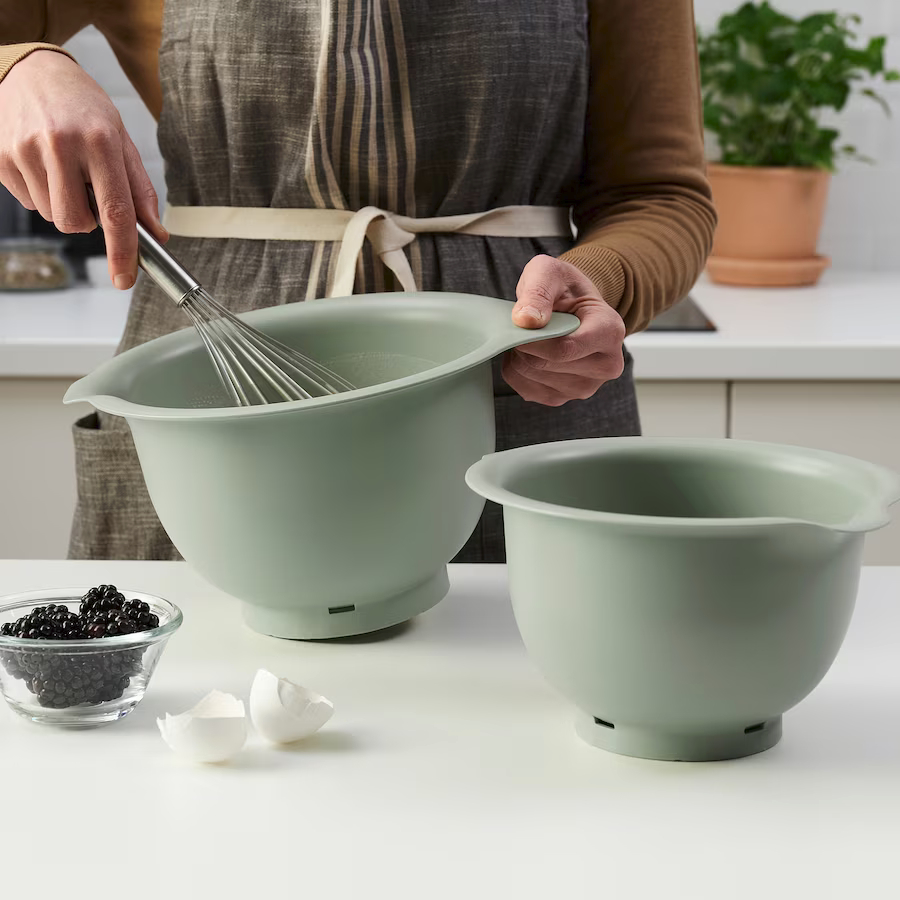 VISPAD Mixing bowl, set of 2, white - IKEA