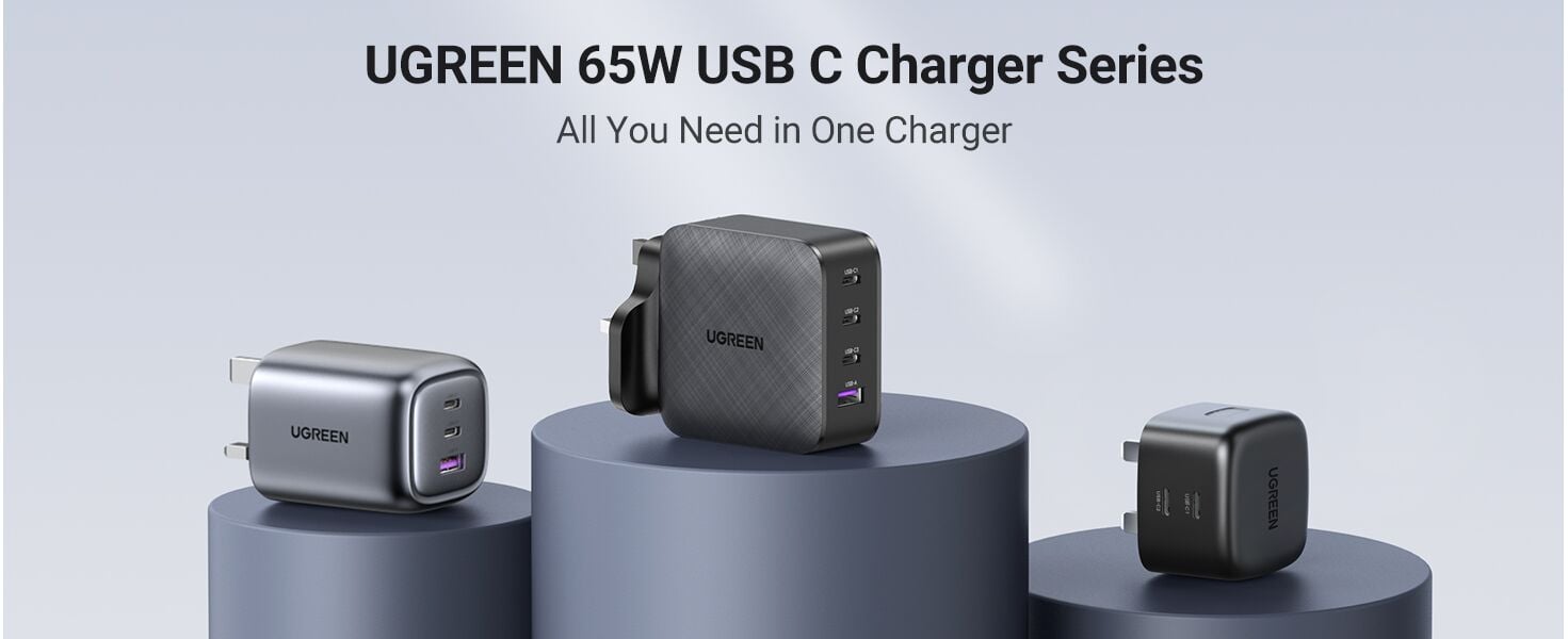 Ugreen 10335 65W USB-C Charger Black