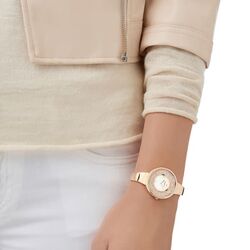 Crystalline pure watch rose gold tone shop